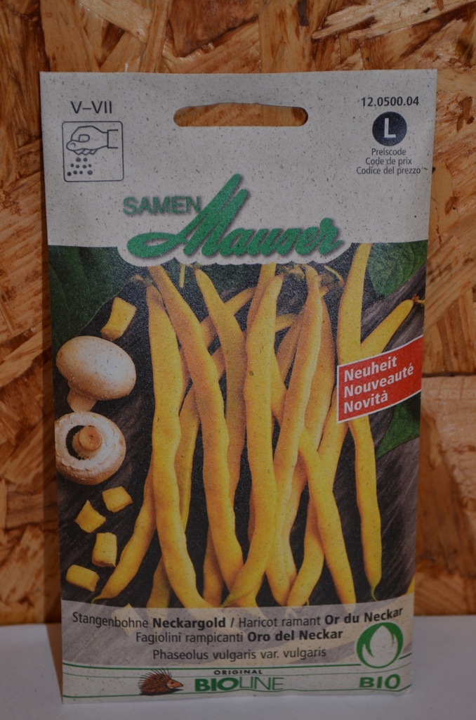 Haricot à rame 'NeckarGold' (Bio)