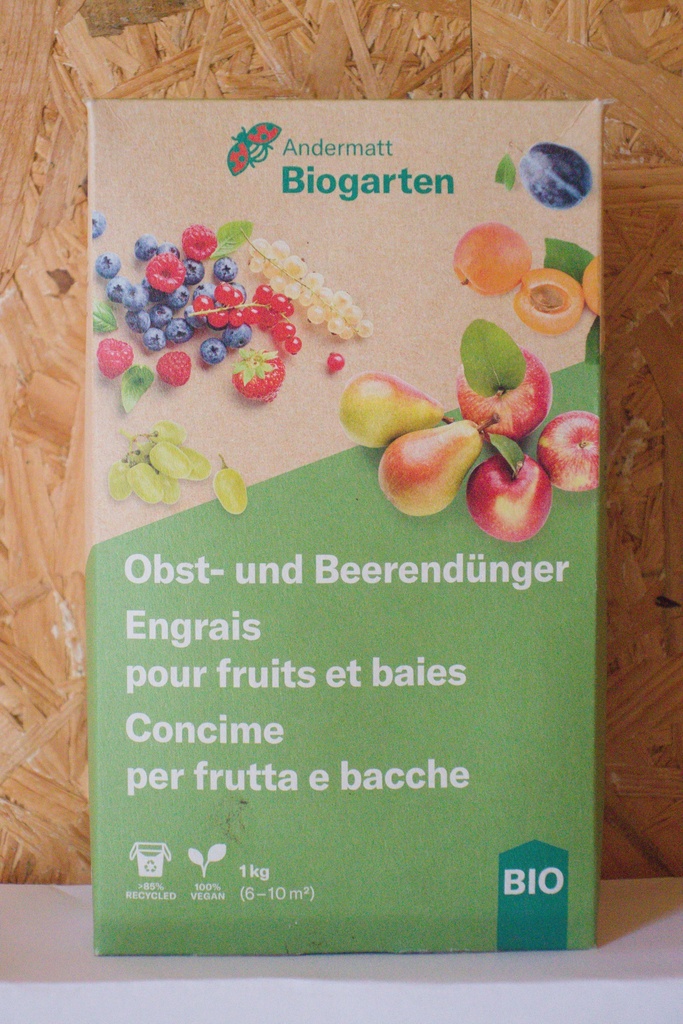 Engrais pour petits fruits, fruitier et arbustes