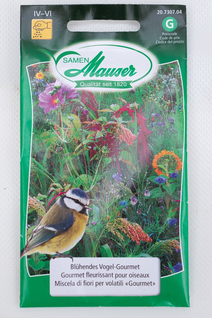 Gourmet fleurissant pour oiseaux (Bio)