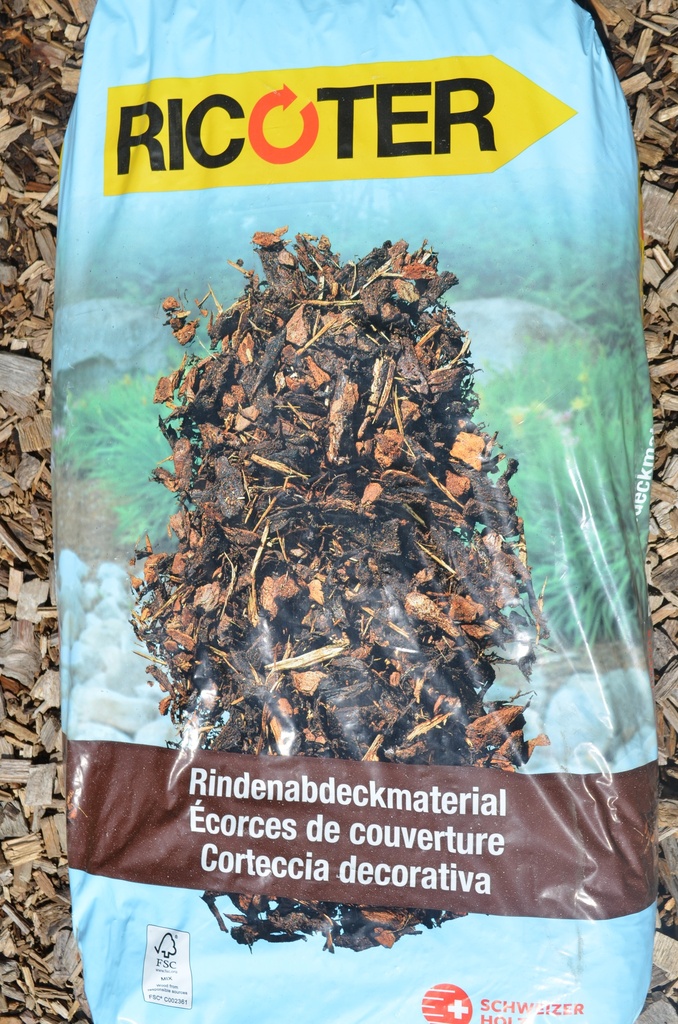 Paillage écorces de couverture