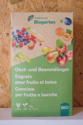 Engrais pour petits fruits, fruitier et arbustes