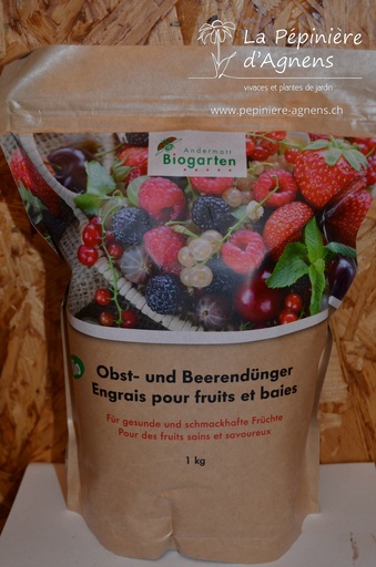 Engrais pour petits fruits, fruitier et arbustes