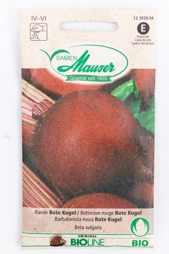 Betterave à salade 'Rote Kugel'